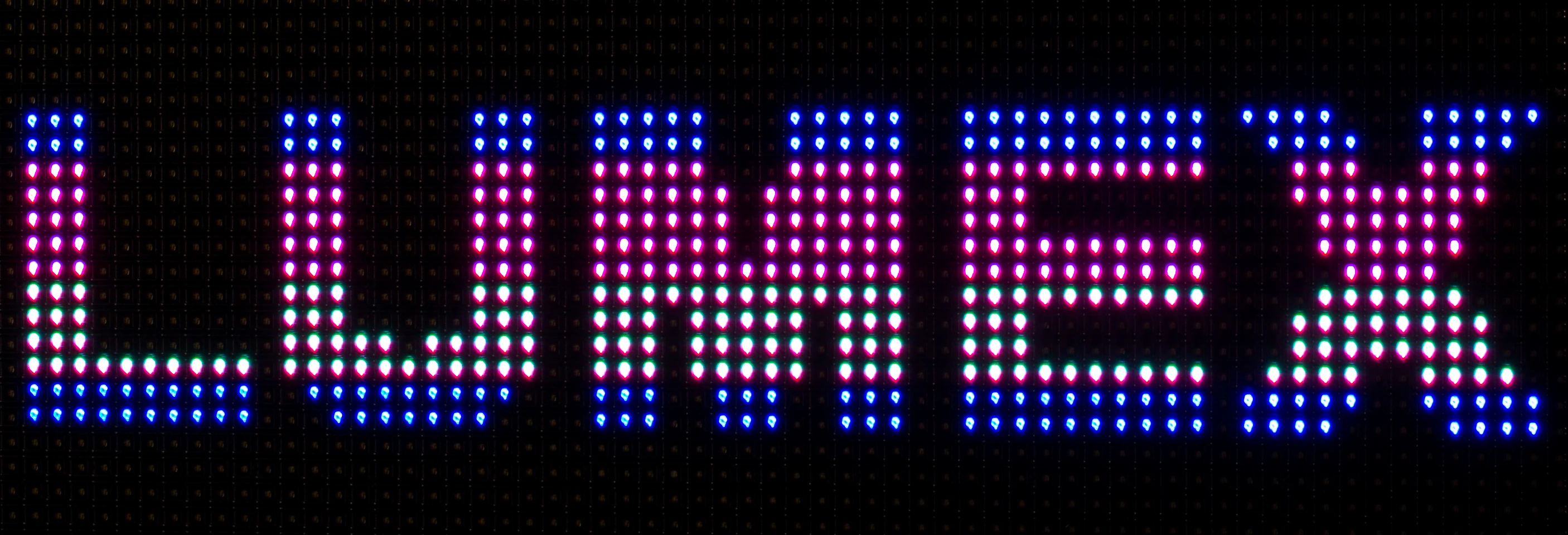 RGB LED Dot Matrix Display - Programmable